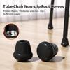 Cubiertas para Patas de Silla Nuevas Transfronterizas Protegen el Piso de Rayones, Cubiertas para Patas de Mesa y Silla Metálicas Integradas Antirroturas, Almohadillas de Silicona para Patas de Taburete