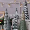 Decoraciones navideñas árbol de Navidad verde oscuro adornos para el hogar gabinete escritorio adornos creativos fiesta navideña árbol de Navidad