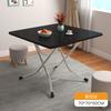 Mesa Plegable para Uso en Casa, Mesa de Comedor para Apartamento Pequeño, Mesa de Comedor para Casa de Alquiler, Mesa Pequeña para Puesto Exterior, Portátil