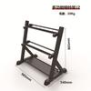 Estante para Mancuernas de Tres Niveles, Estante para Mancuernas, Estante para Pesa Rusa, Estante de Almacenamiento para Accesorios de Equipo de Fitness, Estante Universal Ajustable para Mancuernas Fabricante