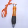 Lanyard para Cuello Bolígrafo de Tinta Gel Dibujo Animado Grueso con Cuerda Pluma de Agua Exhibición Publicitaria Logo Impreso Personalizado Bolígrafo de Regalo
