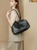 Bolsa Boston de Couro Bovino de Primeira Camada Personalizada, Couro Genuíno, Bolsa de Ombro de Moda e de Alto Padrão para o Dia a Dia com Grande Capacidade sob o Braço