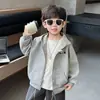 Chaquetas de Primavera y Otoño para Niños 2026 Nuevo Estilo Otoño Casual Versátil con Capucha para Niños Ropa de Moda para Otoño