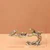 Suporte de Incenso de Latão com Design Zen, Ornamento Queimador de Incenso, Porta-Canetas, Decoração de Cobre, Item Popular de Vendedor de Rua, Atacado