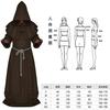Túnica Cruzada con Capucha de Halloween para Amazon Transfronterizo, Disfraces Multicolores para Cosplay y Actuaciones Escénicas al por Mayor en Stock