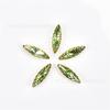 4*15mm Base Dorada Cesta de Flores Garra de Aro Ojo de Caballo Diamante de Cristal Rhinestone Diamante Cosido a Mano diy Tocado Accesorios para el Cabello Accesorios para Zapatos