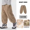 Pantalones para niño Right Europe, pantalones casuales de invierno gruesos y forrados de polar, nuevo estilo 2026, para niños mayores y pequeños, ropa de invierno para niños