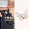 Jeans de Cintura Ajustable con Hebilla de Encogimiento, No Requieren Perforación, Botón Artefacto para Apretar la Cintura de Tamaño Retráctil Libremente