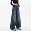 Jeans Retro Americanos de Pierna Ancha para Mujer 2026 Tendencia Nuevo Estilo Pierna Recta Pantalones Sueltos Muy Buen Ajuste