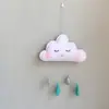 Decoração Ins Estilo Ins Estilo Nórdico Tenda Infantil Decoração Nuvem Feltro Pingente Gota de Chuva Decoração Quarto Infantil Decoração de Parede