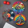 Patrón de Posavasos de Mandala Más Vendido de Amazon Resistente al Calor Posavasos de Madera Set de Accesorios para Cocina Restaurante Bar Transfronterizo
