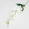 Nova Flor Artificial Orquídea Phalaenopsis Decoração de Casa Arranjo de Flores para Hall de Entrada, Hotel, Restaurante, Flores Artificiais para Arranjos Florais de Casamento