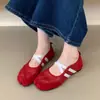 Nueva Colección Primavera y Otoño 2026: Zapatos Planos de Moda para Mujer, sin Cordones, Cómodos y Versátiles, con Punta Cuadrada Baja y Diseño de Punta Dividida