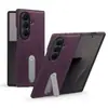 Adequado para Capa de Celular Samsung Zfold8, Suporte Magnético Giratório 360 Graus, Capa Flip de Couro, Capa Protetora para Tela Dobrável Fold 30% de desconto