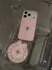 Capa Cruzada Personalizada Dourada da Marca da Moda Adequada para Capa de Celular Apple 17 Pro Max iPhone Couro 15 Portátil 16 Criativa