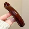 Horquilla para el pelo estilo coreano con forma de cola de caballo, pinza giratoria, para mujer, de alta calidad, con una sola palabra, accesorios para el cabello de otoño 2024