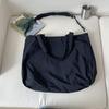 2026 Nova Bolsa Tote Acolchoada Simples de Grande Capacidade Original com Forro Bordado e Alça de Ombro Removível, Bolsa Transversal Leve