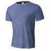 Camiseta Deportiva Transpirable de Manga Corta para Hombre Joven, Casual de Fitness, Transfronteriza TEMU, Ajuste Delgado, Cuello Redondo, para Correr, Otoño-Verano