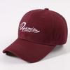 Gorra de Béisbol para Mujer, Versátil, que Muestra la Cara, Circunferencia de Cabeza Ajustable, Visera Bordada Estilo Coreano, Ala Ancha Curva, Parte Superior Suave Gorra de Pato