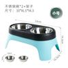 Nuevo tazón elevado para perro, tazón para beber agua para mascotas, tazón para alimentación, anti-golpes, acero inoxidable, tazón para comida para gato, en stock, venta al por mayor
