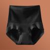 Ropa interior de algodón puro con vendaje negro, cintura alta, moldeadora abdominal, transpirable y sin marcas, antibacteriana, que levanta las caderas.
