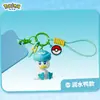 Chaveiro Oficial de Mercadoria Pokémon Série de Pingentes 3D Fofos para Mulheres