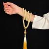 Agita el sonido de la venta en vivo raíz de bodhi jade blanco sebo 108 pulsera de mano para hombres y mujeres flor de loto
