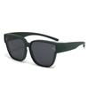 Set de gafas TR90 portátil de un solo lente doble propósito gafas de sol de moda nuevas para exteriores conducción de cerca gafas de sol polarizadas