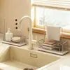 Estante para trapos de cocina, estante de almacenamiento, organizador de encimera para esponjas y trapos, estante escurridor de acero inoxidable para bolas de lana de acero de fregadero