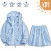 Ropa de protección solar Dopamina UPF50 para hombres y mujeres nuevo verano pareja transpirable exterior piel gabardina traje de pesca