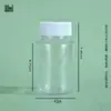 Ventas Directas de Fábrica Botellas Pequeñas para Medicina 30ml Marrón Transparente Botellas de Boca Ancha Botellas de Plástico PET Bloqueadoras de Luz Botellas para Empaque de Muestras de Alimentos