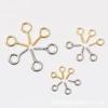 Fábrica en stock al por mayor clavo de cuerno de oveja clavo de ojo de oveja tornillo de cuerno rosca DIY 9 clavos