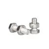 Juego de tornillo y tuerca hexagonales externos de acero inoxidable 304 M3M4M5mm tornillo de cabeza hexagonal con tuerca y tornillo