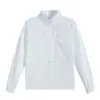 Camisa Básica Blanca Leche Cuello Pico Cuello Redondo Manga Larga Manga Corta Estilo Japonés Uniforme JK Camisa JK