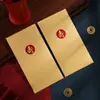 Envelope Vermelho Personalizado Popular Bolo de Aniversário Coroa Dourada Envelope Vermelho Universal Fosco com Opção de Impressão de Logo