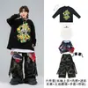 Fantasia de Performance de Street Dance Infantil Hip Hop Meninos Roupas Hip Hop Estilo de Rua Infantil Conjunto de Performance de Palco Personalizado Moderno