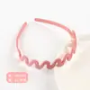 Faixa de Cabelo para Lavar o Rosto com Dentes para Mulheres, Faixa de Cabelo Antiderrapante para Aplicar Máscaras Faciais, Presilha de Cabelo Simples Lisa Oca para Mulheres
