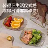 Prato de Frutas Multiuso de Luxo Leve para Sala de Estar, Bandeja de Frutas Doméstica, Prato de Acompanhamento, Pratinho, Prato de Frutas para Lanches, Atacado do Fabricante