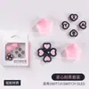 Nintendo Switch/OLED pegatinas de silicona para botones tapa de joystick NS tapa de botón direccional accesorios de amor