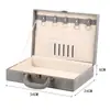 Caja de llaves de entrega spot de PU de fábrica, caja de entrega de documentos de propiedad inmobiliaria portátil, se puede imprimir LOGOTIPO