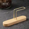 Suporte de papel para filtro de café coado à mão de madeira maciça, suporte universal em forma de leque cônico para bar em casa V60, caixa de armazenamento de papel filtro