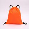Bolsillo con cordón de tela Oxford Patrón de fútbol personalizado Mochila impermeable con cordón Mochila deportiva de poliéster Bolsa con logotipo impreso