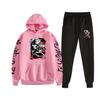 Comercio Exterior Nuevo Demon Slayer Espada Exterminadora de Fantasmas Conjunto de Dos Piezas de Pantalón de Sudadera con Capucha para Pareja
