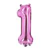 Pequeño Número 16 pulgadas Versión EE. UU. Delgado Decorativo Fiesta de Cumpleaños Comercio Exterior Globo de Papel de Aluminio Globos de Número al por Mayor