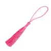 Nudo chino borla colgante oreja empaque adornos marcapáginas borla artesanía accesorios para el cabello caja de dulces