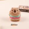 Bolsa de Pendurar com Squeak de Capivara de Pelúcia Acessórios Broche Acessórios de Cabelo Pingente Decorativo de Capivara
