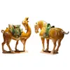 Caballo Tang sancai llegó con éxito decoración de pasillo estilo chino de cerámica arte de escritorio regalo de inauguración regalo de negocios