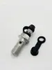 Bomba de Freno Caliper Bomba Inferior Sub-Bomba Tornillo de Purga con Tapa de Goma Tapa de Tornillo de Drenaje de Aceite Cubierta Antipolvo para Coche Motocicleta