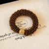 Goma para el pelo Gruesa de Alta Elasticidad con Pedrería Estilo Nuevo 2026 Cuerda para el Pelo de Gama Alta para Mujer Anillo de Pelo Tejido Otoño e Invierno Accesorio para el Cabello