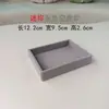 Anillo de Joyería Caja de Almacenamiento de Aretes Gris Terciopelo Cajón Pequeño Forro Bandeja de Exhibición de Pulseras de Joyería Multifuncional